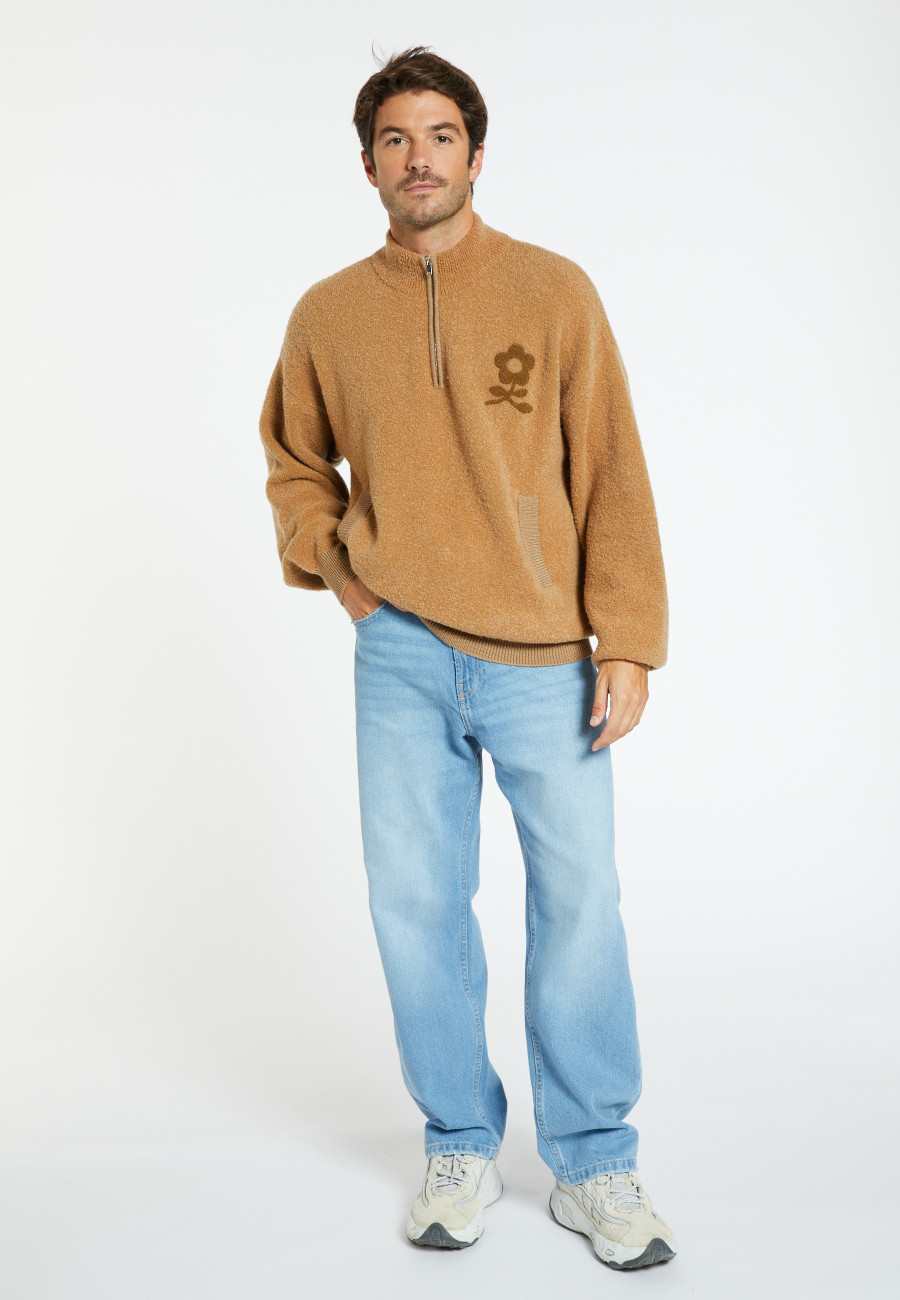 Wollpullover mit Reißverschluss - Sullivan