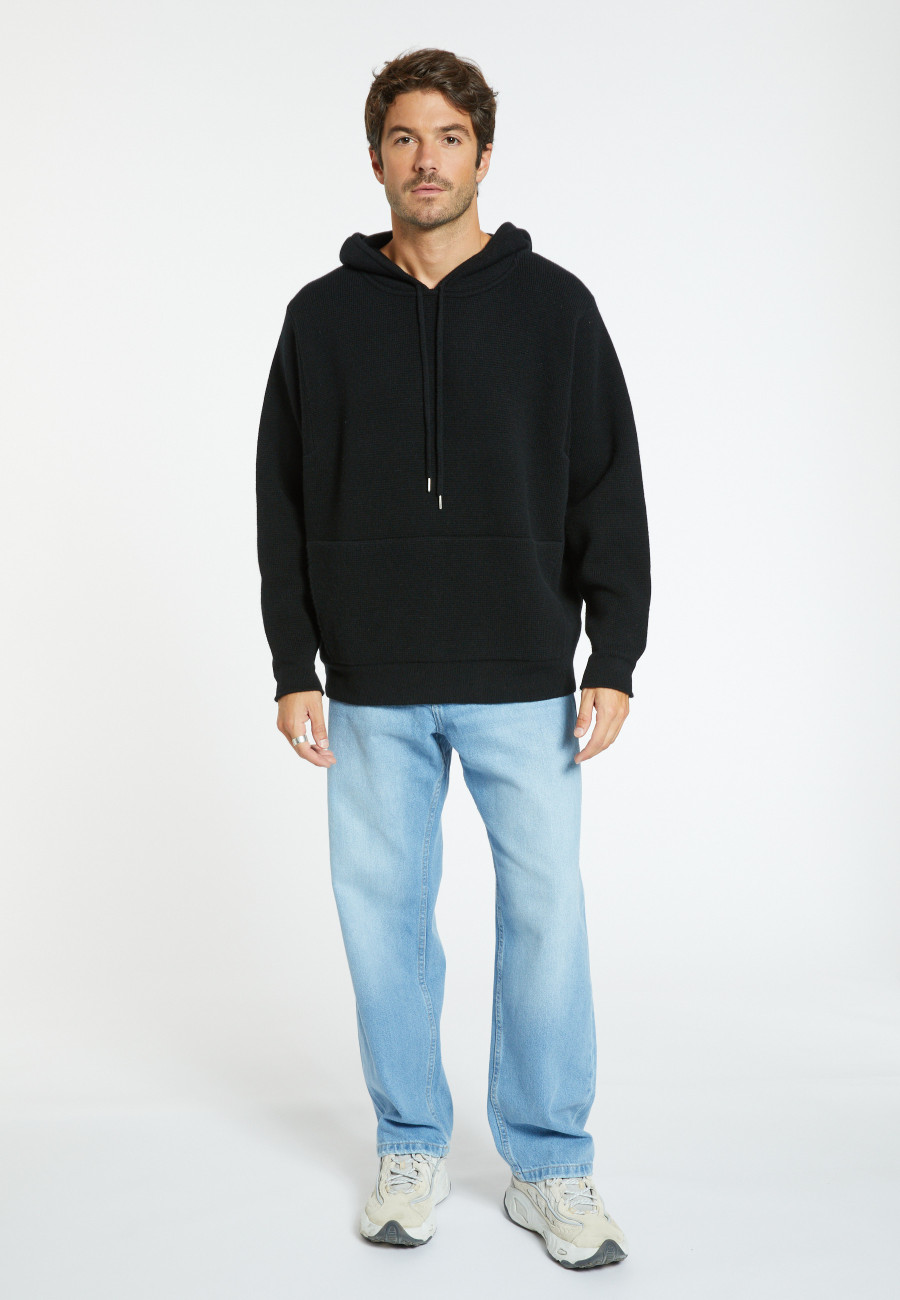Hoodie en laine et cachemire - Fabio