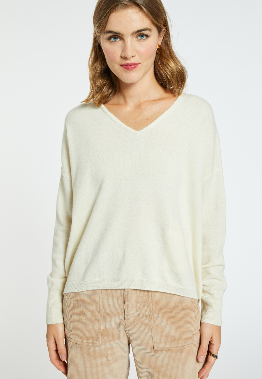 Pull col V 100% cachemire - Balba Pull col V 100% cachemire - Balba