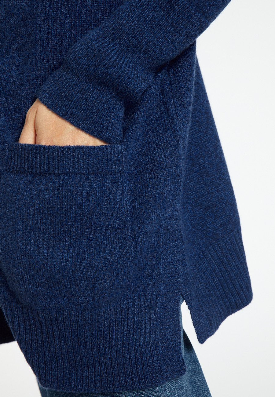 Lange Strickjacke aus Wolle und Kaschmir - Cabery