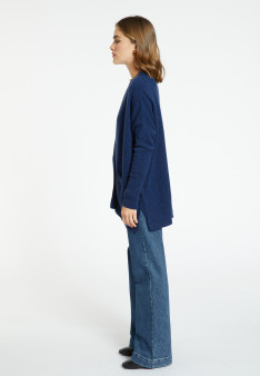 Lange Strickjacke aus Wolle und Kaschmir - Cabery