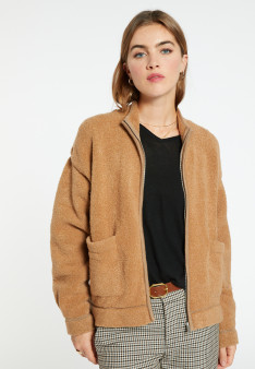 Jacke mit Reißverschluss aus Wolle - Caledonia