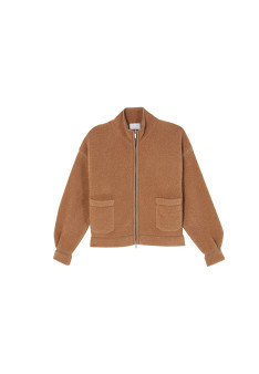 Jacke mit Reißverschluss aus Wolle - Caledonia