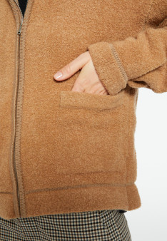 Jacke mit Reißverschluss aus Wolle - Caledonia