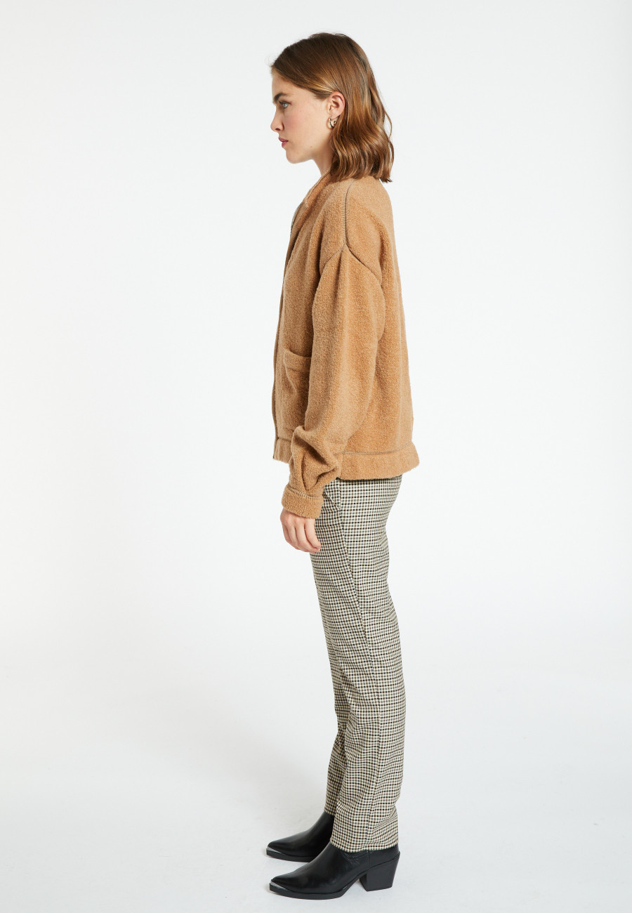 Jacke mit Reißverschluss aus Wolle - Caledonia