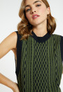 Ärmelloser Pullover aus Wolle und Kaschmir - Clotilde