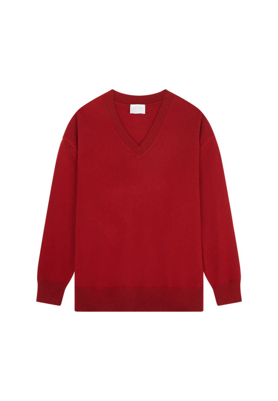 Lockerer Pullover mit Schlitzen aus Kaschmir - Alienor