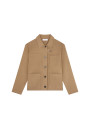 Jacke mit Knöpfen und Taschen aus Merinowolle - Coline