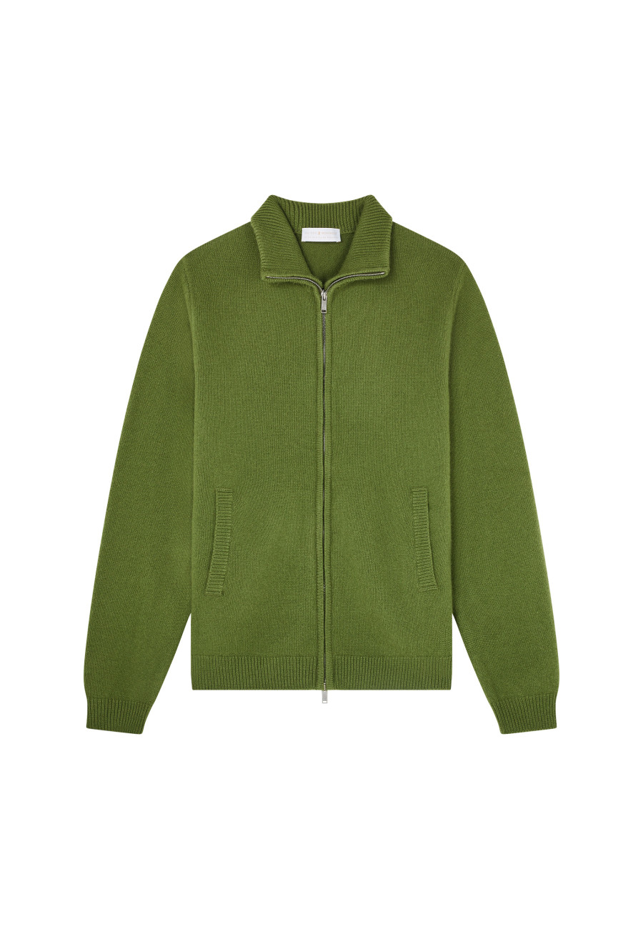 Reißverschlussjacke aus 4-fädigem Kaschmir - Balthazar