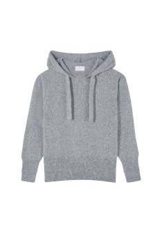 Kapuzenpullover aus Wolle und Kaschmir - Cassia