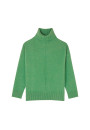Rollkragenpullover mit Kaschmirschlitzen - Adena