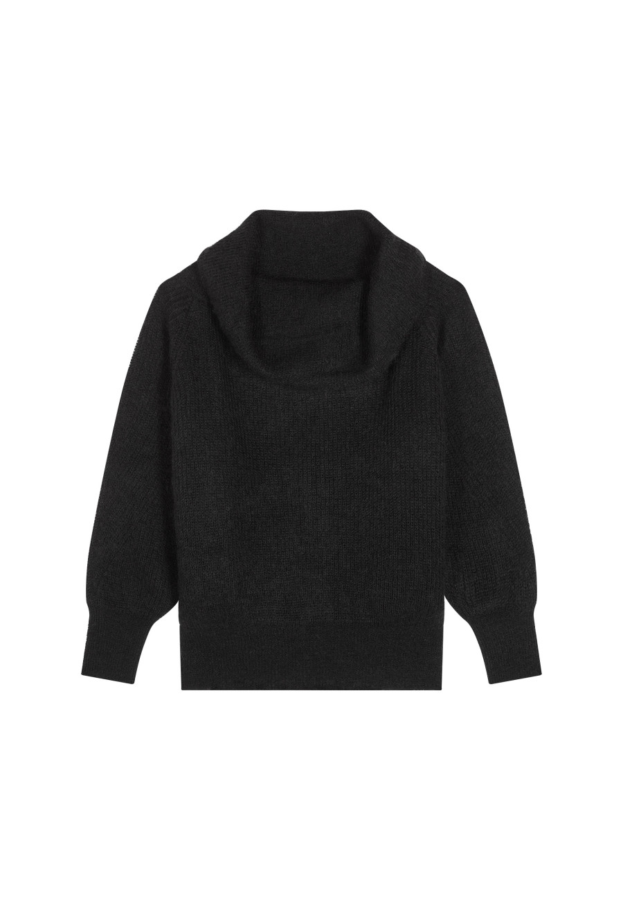 Mohair-Pullover mit Bardot-Ausschnitt - Caelie