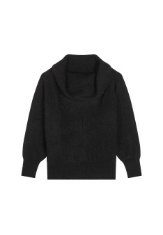 Mohair-Pullover mit Bardot-Ausschnitt - Caelie