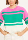 Dreifarbiges Baumwoll-Sweatshirt - Mavrick
