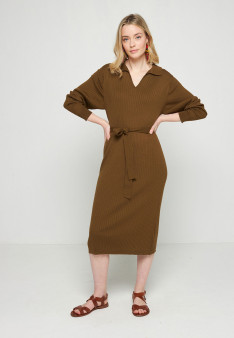 Langes Kleid aus Bio-Baumwolle - Sibylle