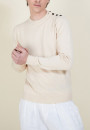BONZE PULL COL ROND COTON NATUREL