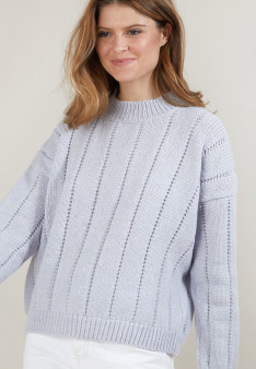 Pull col rond en laine nylon - Gustave