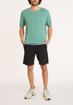 Kurze Hose aus gebürsteter Baumwolle - Drey