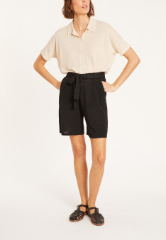 Lockere Shorts aus Flammenleinen - Maceo