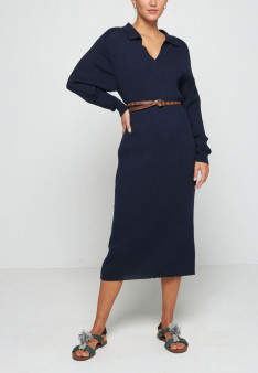 Langes Kleid aus Bio-Baumwolle - Sibylle