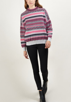 Pull motifs aztèques en  laine - Fidji