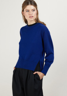 Pull bicolore en laine Gimmie