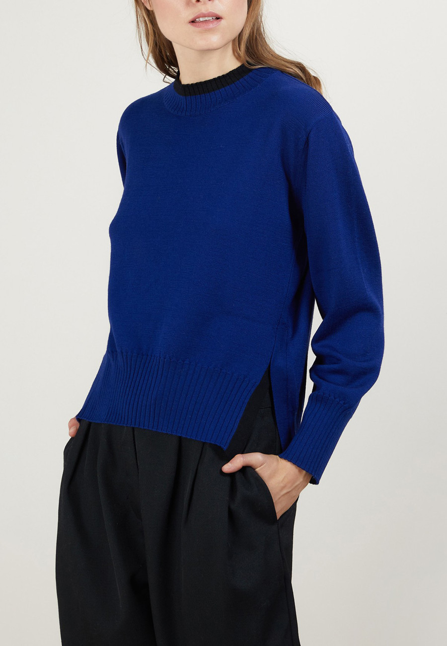 Pull bicolore en laine Gimmie