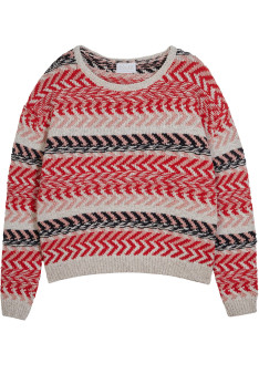 Mehrfarbiger Pullover aus Baumwolle und Leinen - Thadji