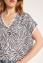T-Shirt aus leicht geflammtem Leinen - Leona