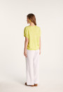 T-Shirt aus leicht geflammtem Leinen - Leona