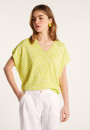 T-Shirt aus leicht geflammtem Leinen - Leona