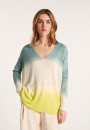 Langärmliges Dip-Dye-T-Shirt – Nahla Bis