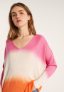Langärmliges Dip-Dye-T-Shirt – Nahla Bis