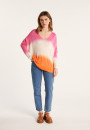 Langärmliges Dip-Dye-T-Shirt – Nahla Bis