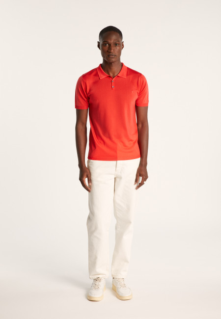 Polo-Shirt mit kurzen Ärmeln in Fil Lumière - Babar