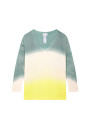 Langärmliges Dip-Dye-T-Shirt – Nahla Bis