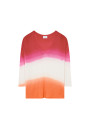 Langärmliges Dip-Dye-T-Shirt – Nahla Bis