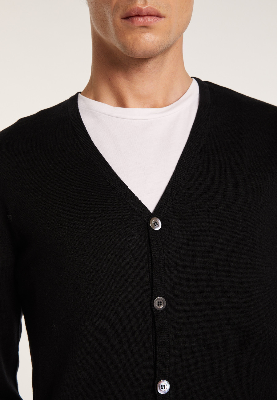 Gilet boutonné en laine - Brad