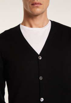Gilet boutonné en laine - Brad