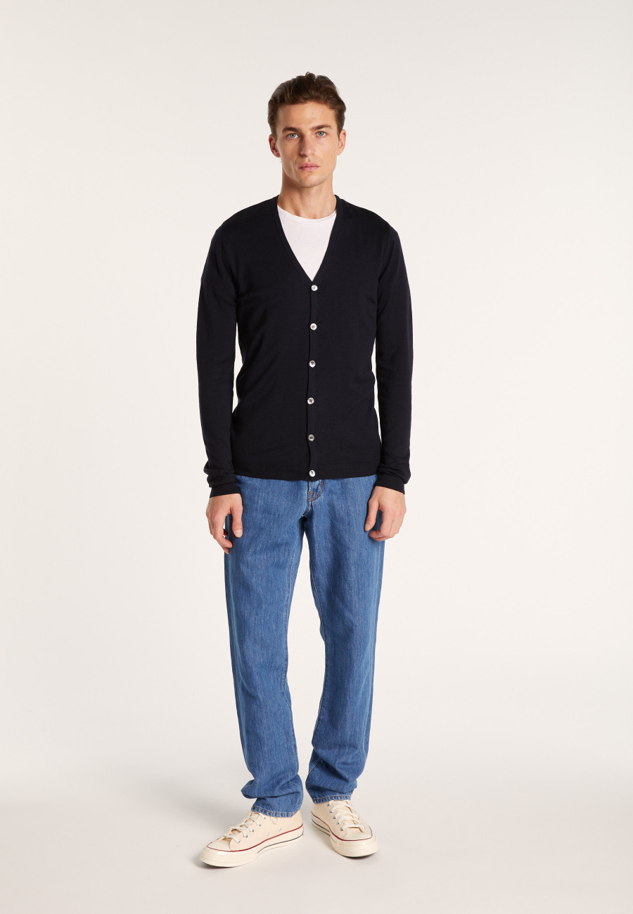 Gilet boutonné en laine - Brad