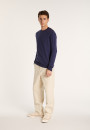 BONZE PULL COL ROND COTON NATUREL