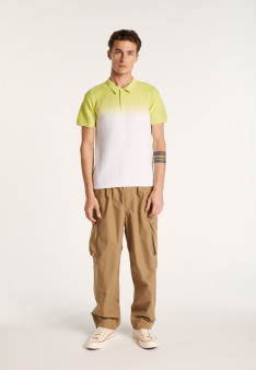 Polo dégradé en coton et lin - Django