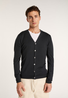 Gilet boutonné en laine - Brad