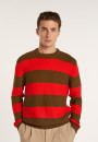 Pullover mit großen Streifen aus Bio-Baumwolle - Rivage