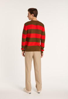 Pullover mit großen Streifen aus Bio-Baumwolle - Rivage