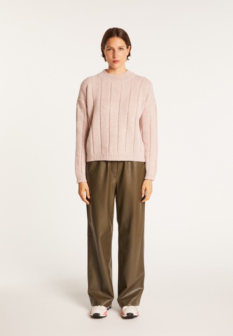 Pull col rond en laine nylon - Gustave