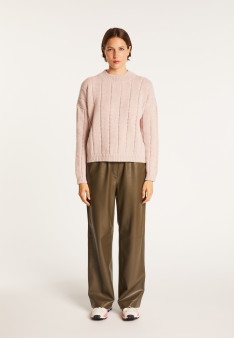 Pull col rond en laine nylon - Gustave