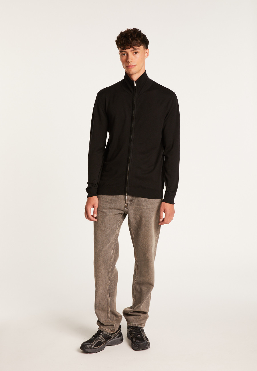 Gilet zippé en laine - Bastian Gilet zippé en laine - Bastian