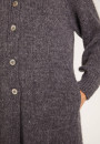 Long gilet 2 poches en mohair - Gaya