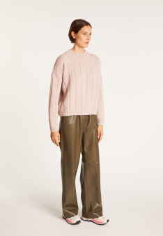Pull col rond en laine nylon - Gustave